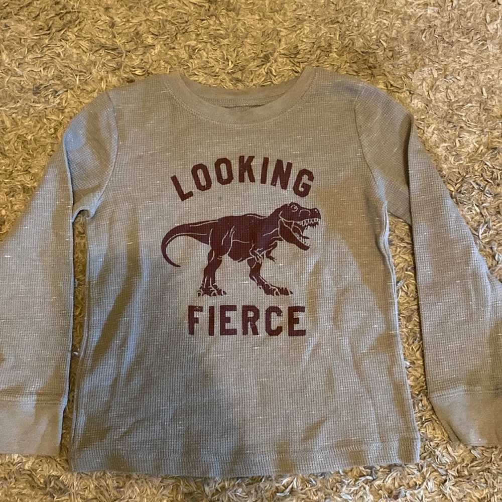 Jumping beans 5t gray long sleeve shirt